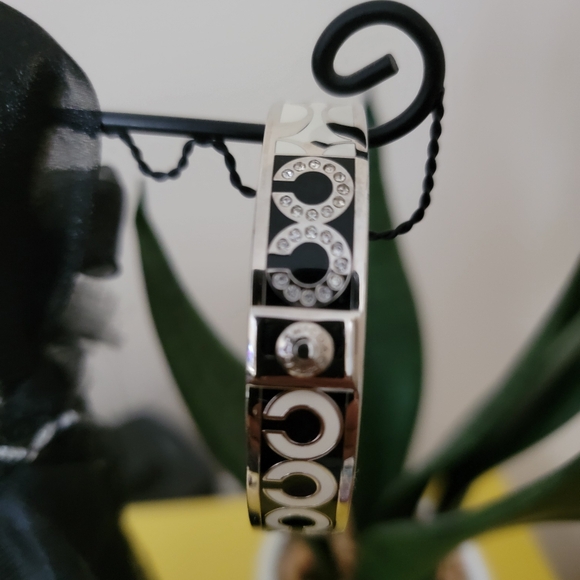 Coach bangle and silver bling earrings bundle - Picture 3 of 6